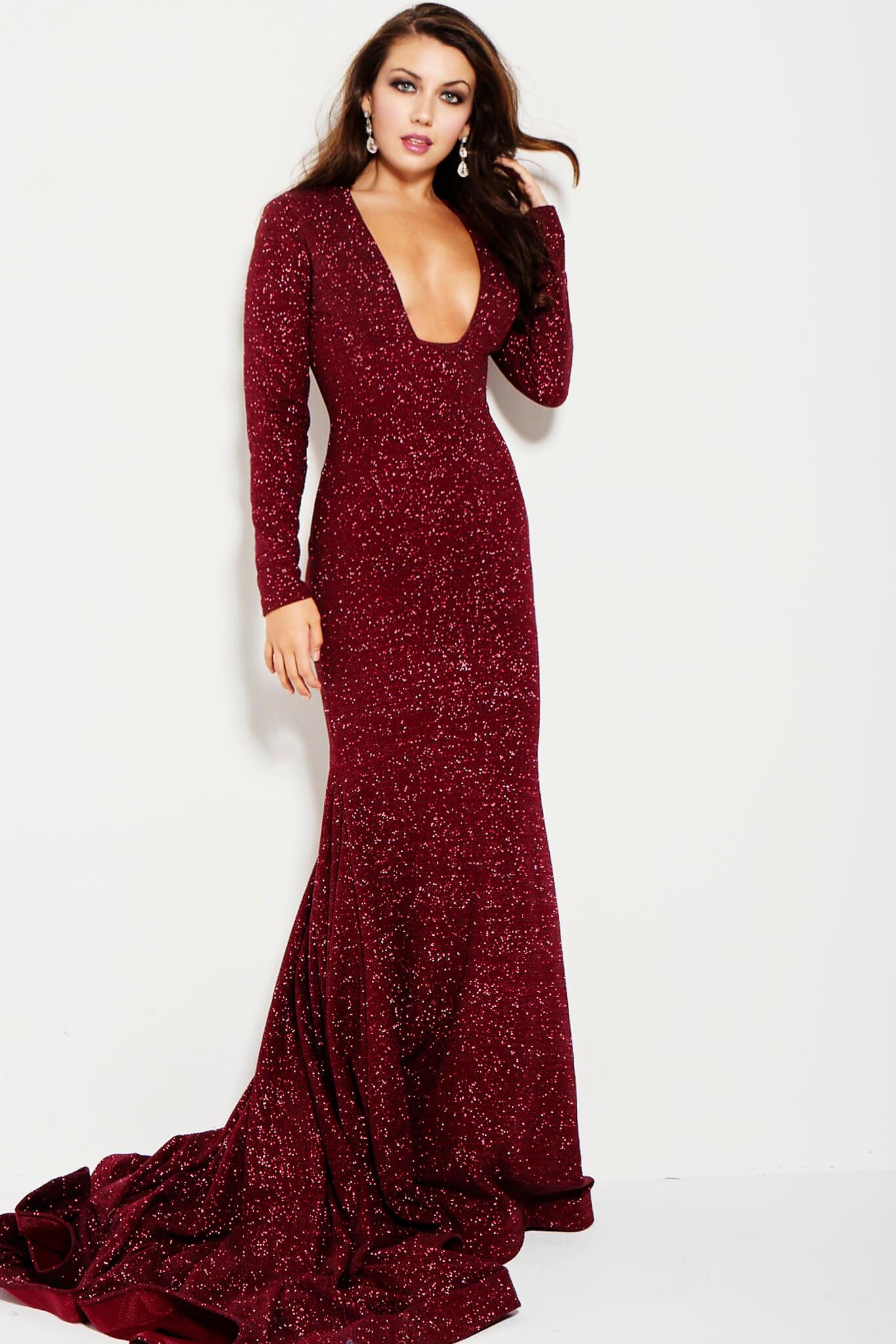 shimmer gown for women