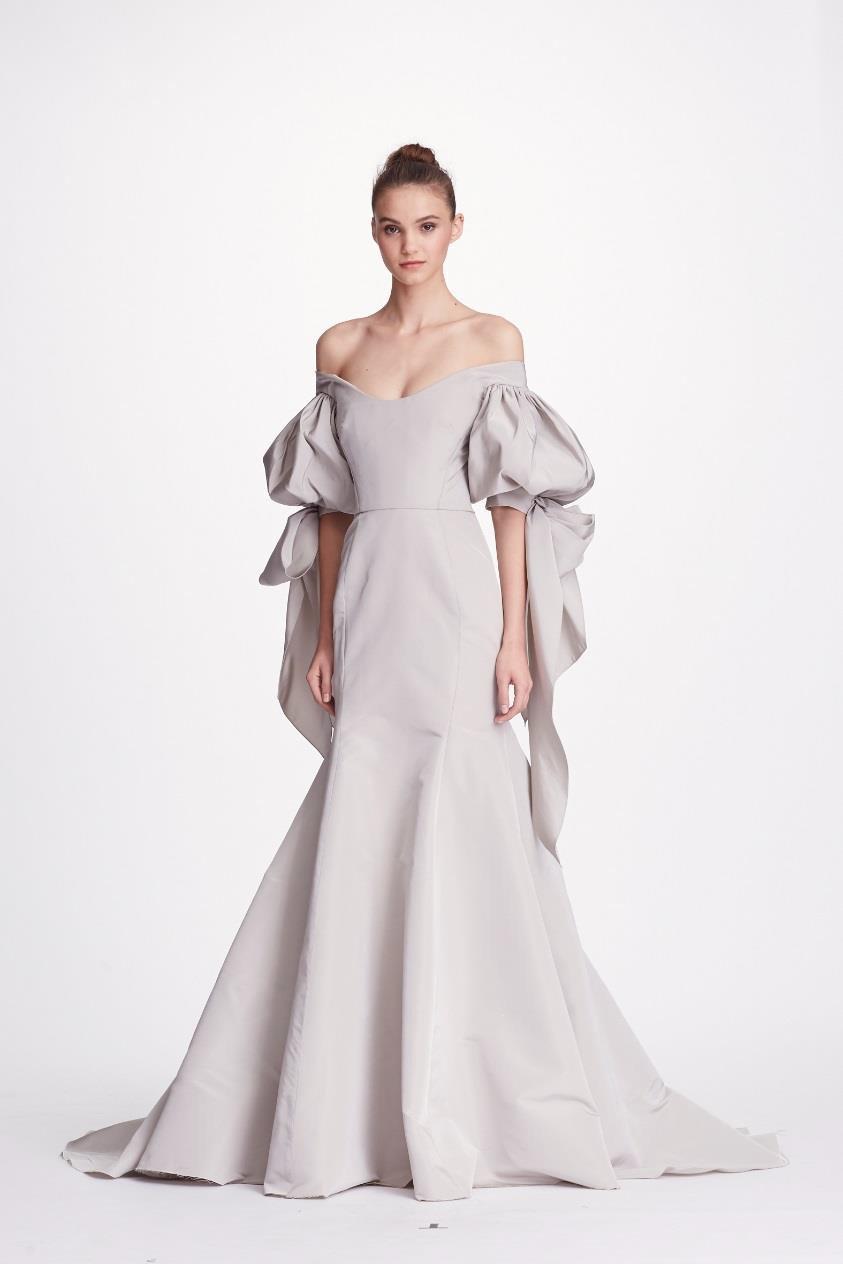 marchesa off shoulder