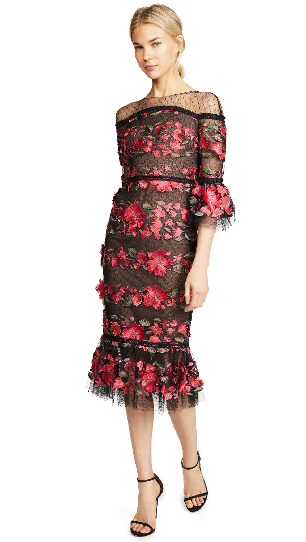 marchesa cocktail dress sale
