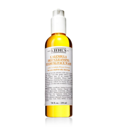 Kiehl's Since 1851 Calendula Deep Cleansing Foaming Face Wash 230ml In White