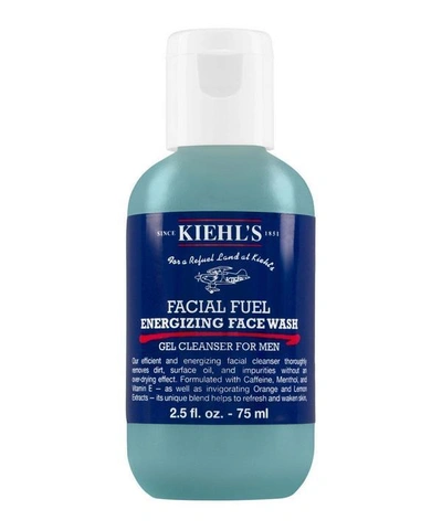 Kiehl's Since 1851 【保税速达】kiehls科颜氏 Facial Fuel 男士活力洁面啫喱洗面奶75ml 醒肤抗倦清爽控油 In White