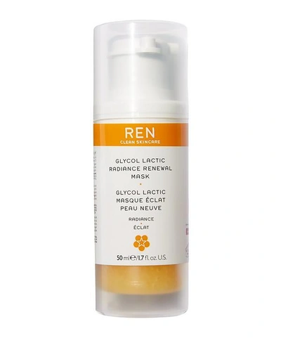 Ren Glycol Lactic Radiance Ewal Mask 50ml In White