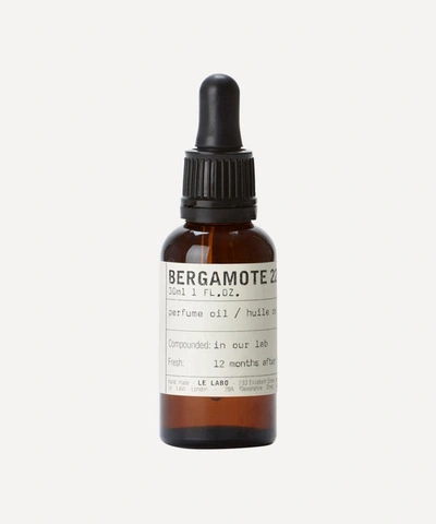 Le Labo Bergamote 22 Perfume Oil 30ml In White