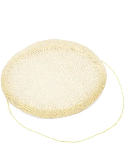 Barnett Lawson Trimmings Simanay Round Hat Base In White