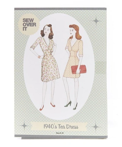 Sew Over It 1940s Tea Dress Sewing Pattern In White