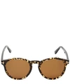 Tom Ford Round Acetate Sunglasses In Brown