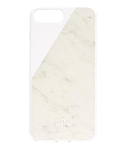 Native Union Clic Marble Phone Case For Iphone 8 Plus In Gold