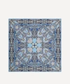 Liberty London Ianthe 90 X 90 Silk Scarf In Blue