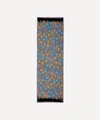 Liberty London Hera Long Silk Scarf In Black