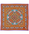 Liberty London Lodden 45 X 45 Silk Neckerchief In Lodden Red