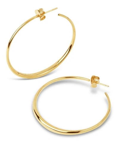 Dinny Hall Gold Vermeil Signature Medium Hoop Earrings