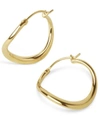 Dinny Hall Gold Plated Vermeil Silver Wave Small Hoop Earrings