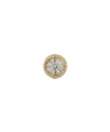 Maria Tash 1.2mm Scalloped Set Diamond Threaded Stud Earring In Gold