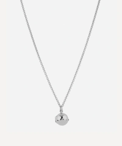 Dinny Hall Silver My World Small Orb Locket Necklace