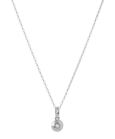 Dinny Hall Silver Miniature Diamond Charm Pendant