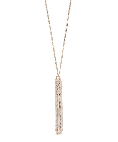 LIBERTY LONDON IANTHE ENAMEL LONG PENDANT NECKLACE 