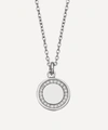 Astley Clarke Cosmos White Sapphire Pendant Necklace In Silver