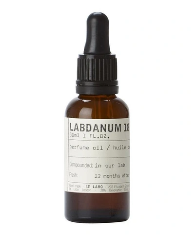 Le Labo Labdanum 18 Perfume Oil 30ml In White