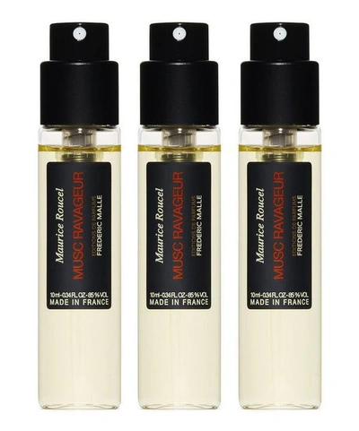 Frederic Malle Musc Ravageur Eau De Parfum Travel Spray Set In White