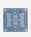 Liberty London Hera 90 X 90 Silk Twill Scarf In Hera Blue