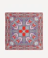 Liberty London Ianthe 90 X 90 Silk Scarf In Red