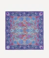 Liberty London Hera 90 X 90 Silk Twill Scarf In Hera Red