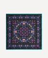 Liberty London Lodden 45 X 45 Silk Neckerchief In Lodden Black