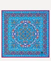 Liberty London Lodden 45 X 45 Silk Neckerchief In Lodden Blue