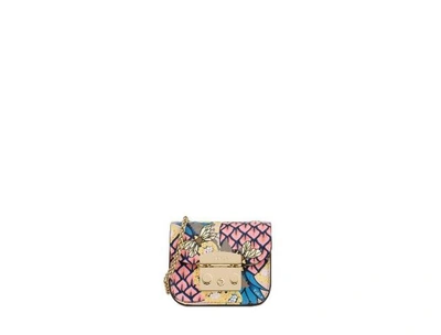 Furla Metropolis Mini Cosmetic Case Toni Magnolia In Toni Magnolia-pink