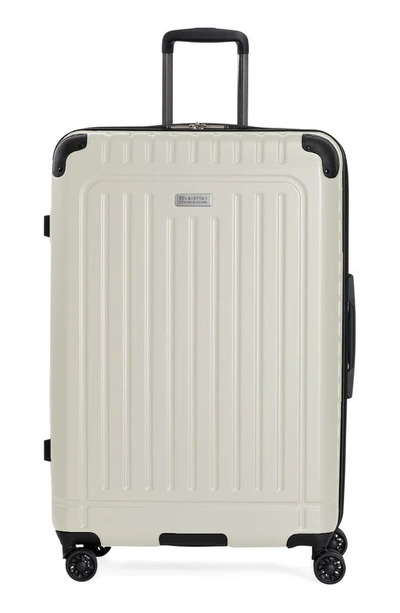 Ben Sherman 28" Expandable Spinner Suitcase In Dover White