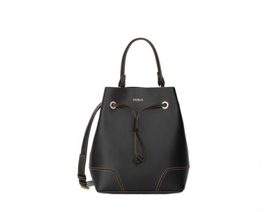 Furla Stacy Bucket Bag Onyx In Onyx-black | ModeSens