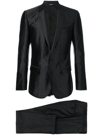 Dolce & Gabbana Martini-fit Two Piece Suit - Black