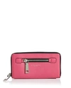 Marc Jacobs Gotham City Continental Wallet In Begonia