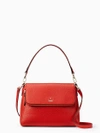 Kate Spade Carter Street - Georgia Leather Shoulder Bag - Red In Picnic Red