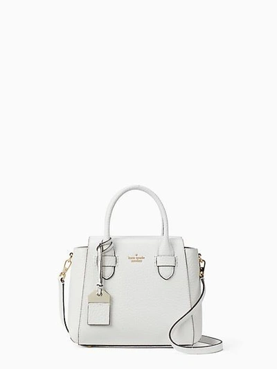 Kate Spade Carter Street - Kylie Leather Satchel - White In Bright White