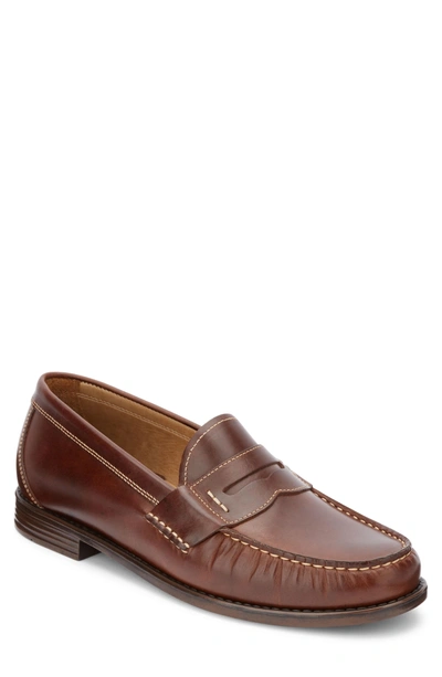 G.h. Bass & Co. Wagner Penny Loafer In Dark Brown Leather