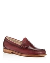 G.h. Bass & Co. Men's Larson Leather Penny Loafers In Red/ Red Leather