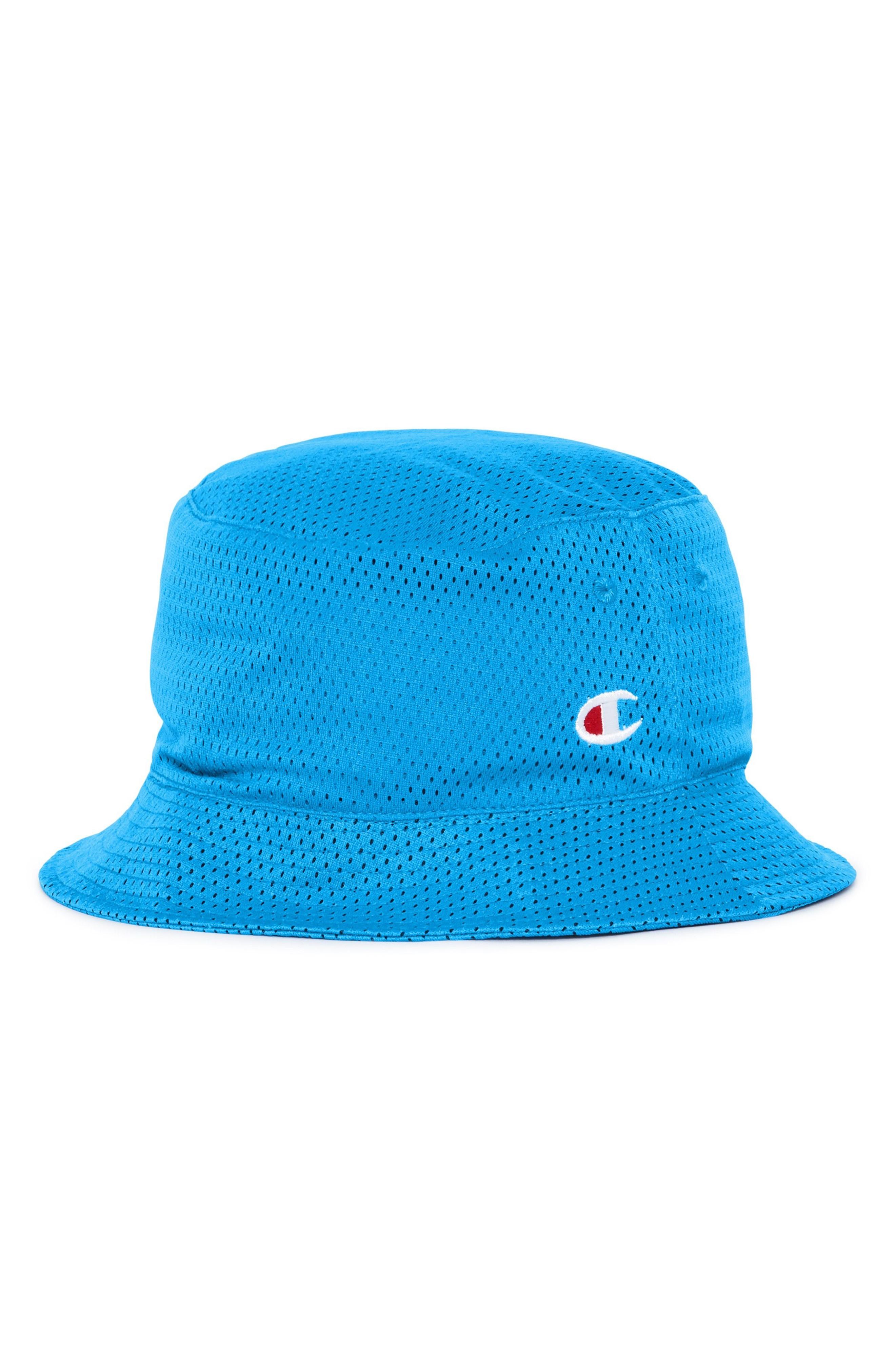 Champion Reversible Mesh Bucket Hat In Hotline Blue/ Black ...