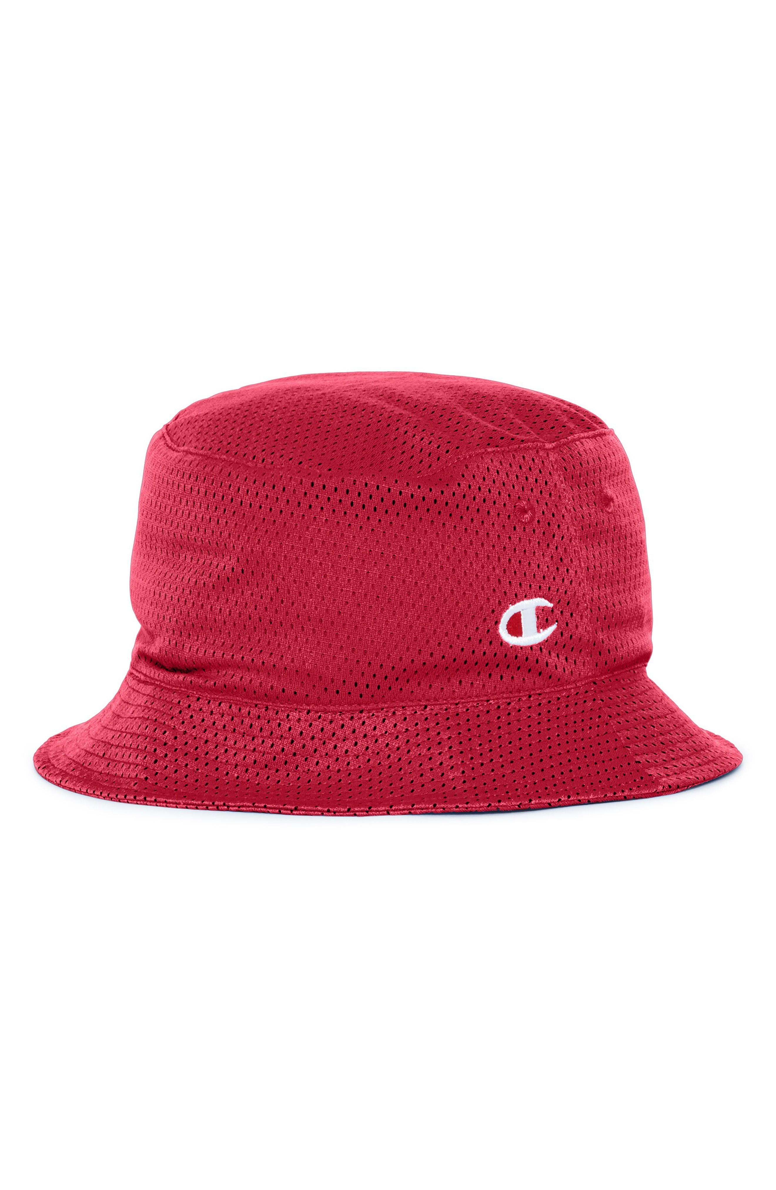 champion bucket hat pink