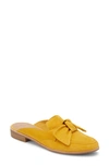 G.h. Bass & Co. Ebbie Bow Mule In Yellow Suede