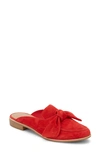 G.h. Bass & Co. Ebbie Bow Mule In Red Suede