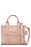 Marc Jacobs Micro Leather The Tote Bag In Neutrals