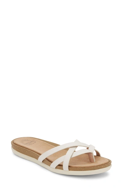 G.h. Bass & Co. Sharon Sandal In White Leather