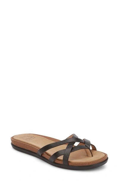 G.h. Bass & Co. Sharon Sandal In Black Leather