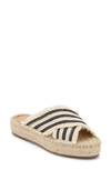 G.h. Bass & Co. Anabelle Espadrille Sandal In Ivory/ Black Fabric