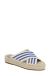 G.h. Bass & Co. Anabelle Espadrille Sandal In Ivory/ Blue Fabric