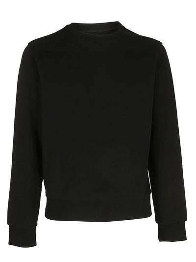 Maison Margiela Elbow-patched Sweatshirt In Black