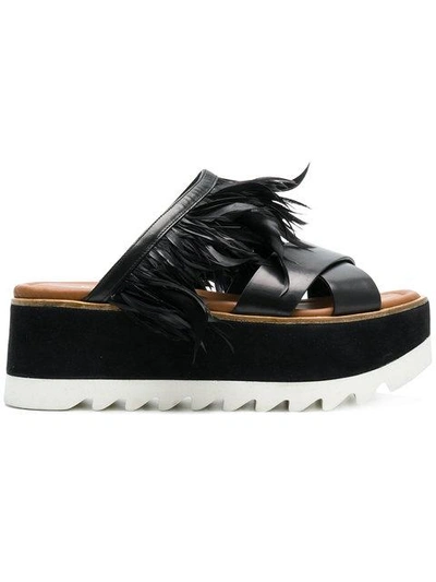 Premiata Platform Sandals - Black