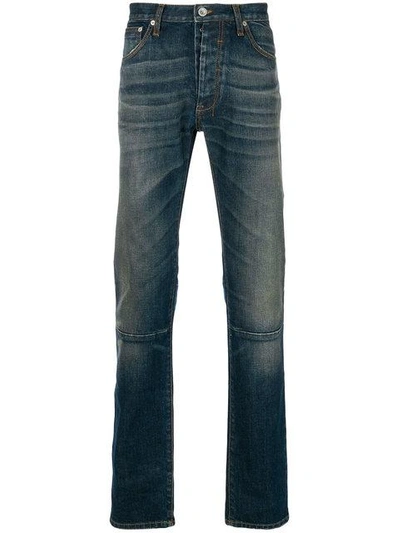Ben Taverniti Unravel Project Stonewashed Skinny Jeans In Blue