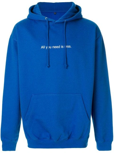 Famt All You Need Is Less Hoodie In Black